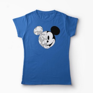 Tricou Mickey Mouse Head - Femei-Albastru Regal